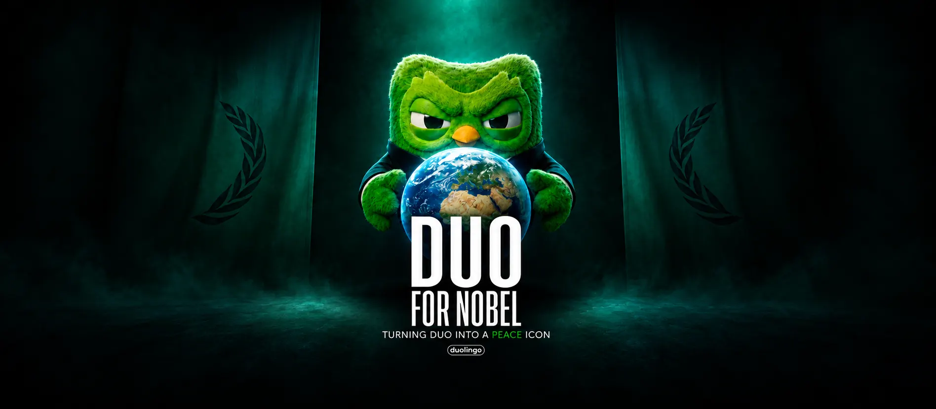 Copertina del progetto DUOLINGO — DUO FOR NOBEL